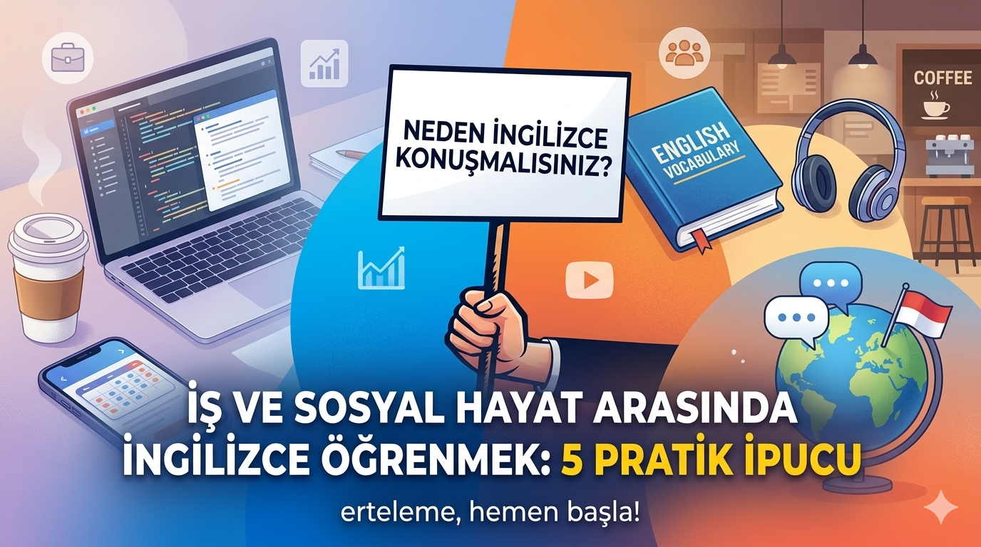 İş ve Sosyal Hayat Arasında İngilizce Öğrenmek: 5 Pratik İpucu